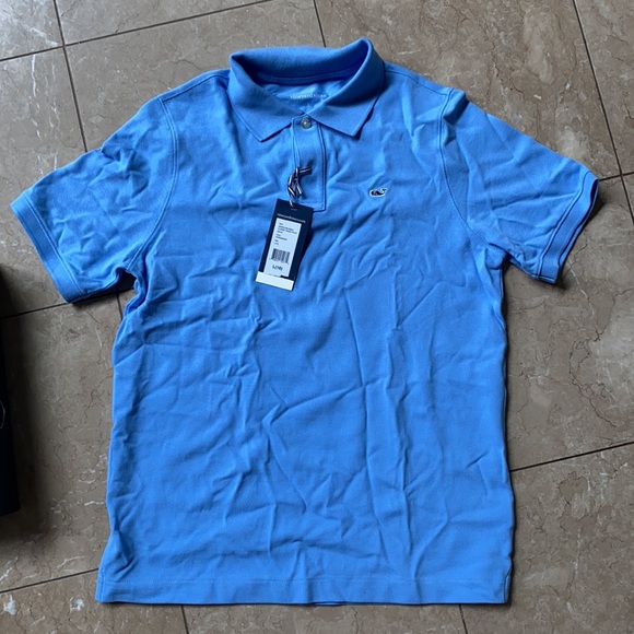 Boys Short Sleeve Blue Polo - Picture 8 of 11